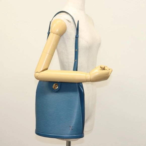 LOUIS VUITTON Epi Cluny Shoulder Bag Blue - Picture 1 of 16